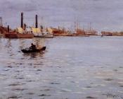 The East River - 威廉·梅里特·查斯